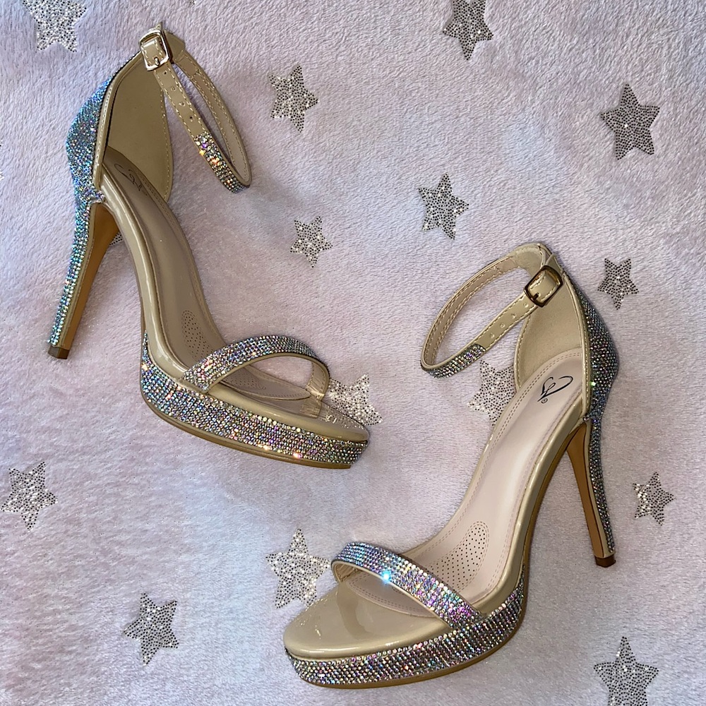Windsor Twinkle Rhinestone Stiletto Heels